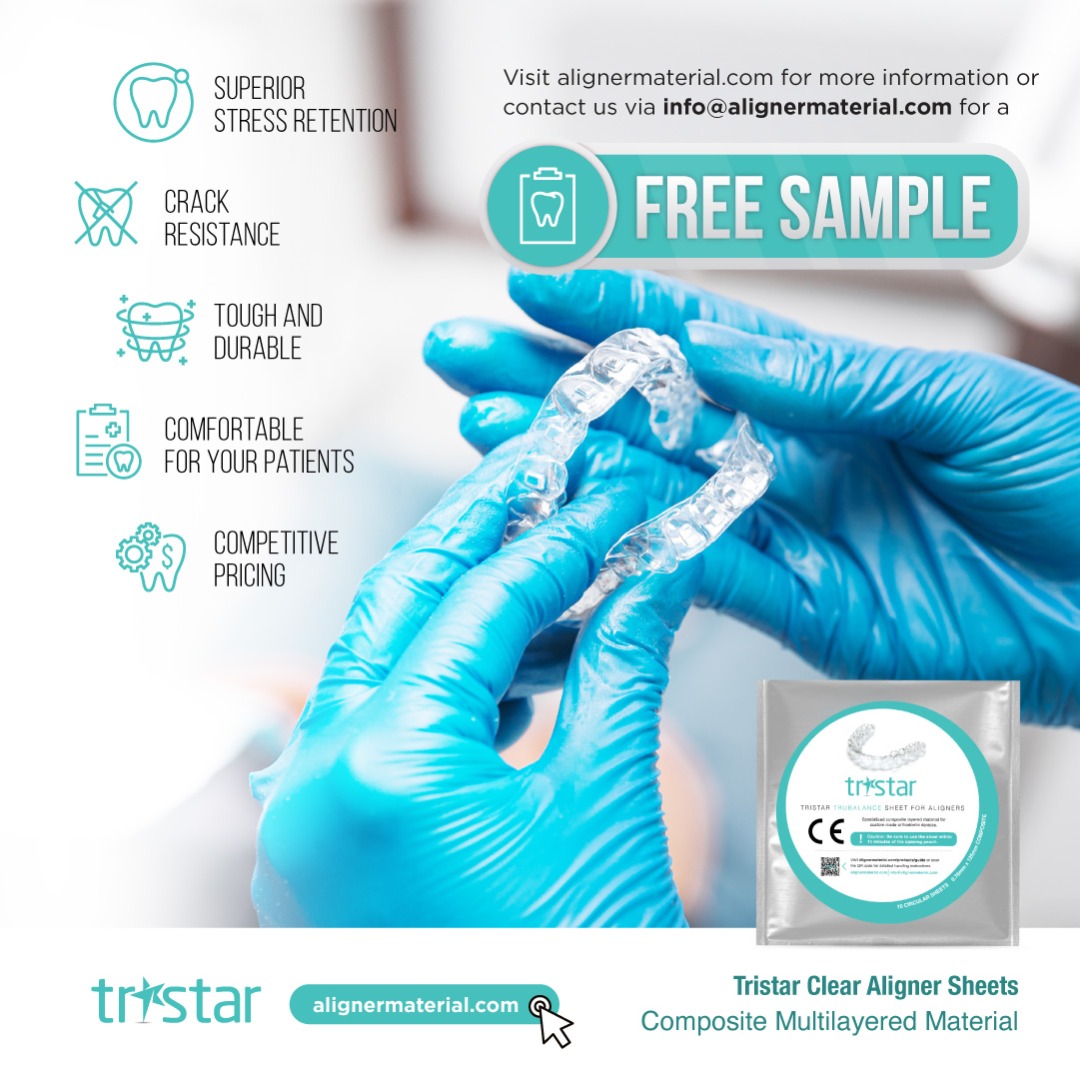 Tristar Aligner Material is certified to be the provider for Hamer